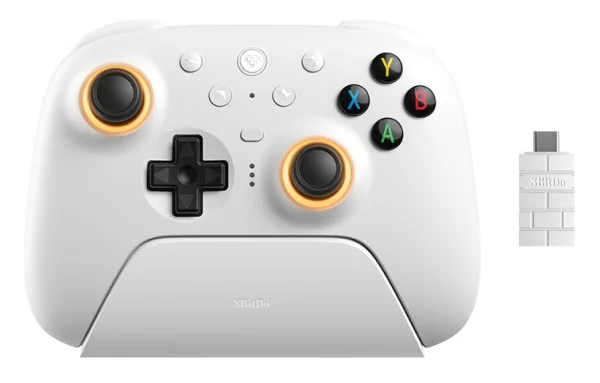 8BitDo Ultimate 2 2.4G langaton kaukosäädin | Valkoinen
