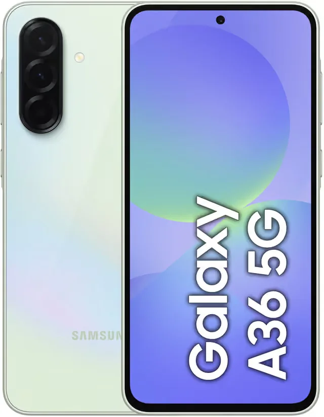 Samsung Galaxy A36 5G älypuhelin 6/128 GB (lime)