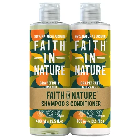 Faith In Nature Grapefruit & Orange Shampoo & Conditioner Set – 400 ml