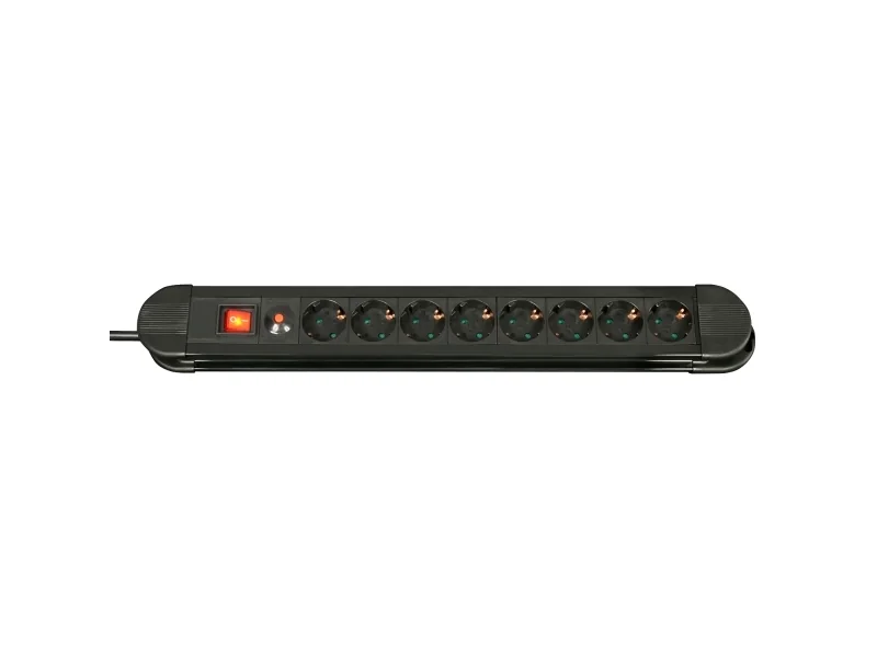 Lindy 73104, Sisätila, Tyyppi F, Musta, 8 AC-pistorasia(a), 3500 W, -4 - 40 °C