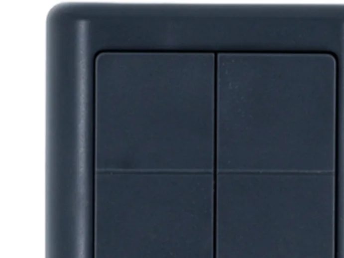Shelly BLU Wall Switch 4 ZB DK - Charcoal Gray
