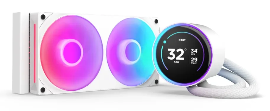NZXT Kraken Elite RGB V2 240 (2024) - White with RGB light - CPU Vesijäähdytys - Max 30 dBA