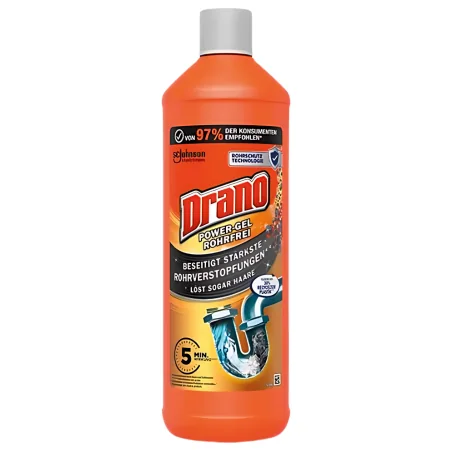 Drano Power Gel Viemärinavaaja - 1000 ml