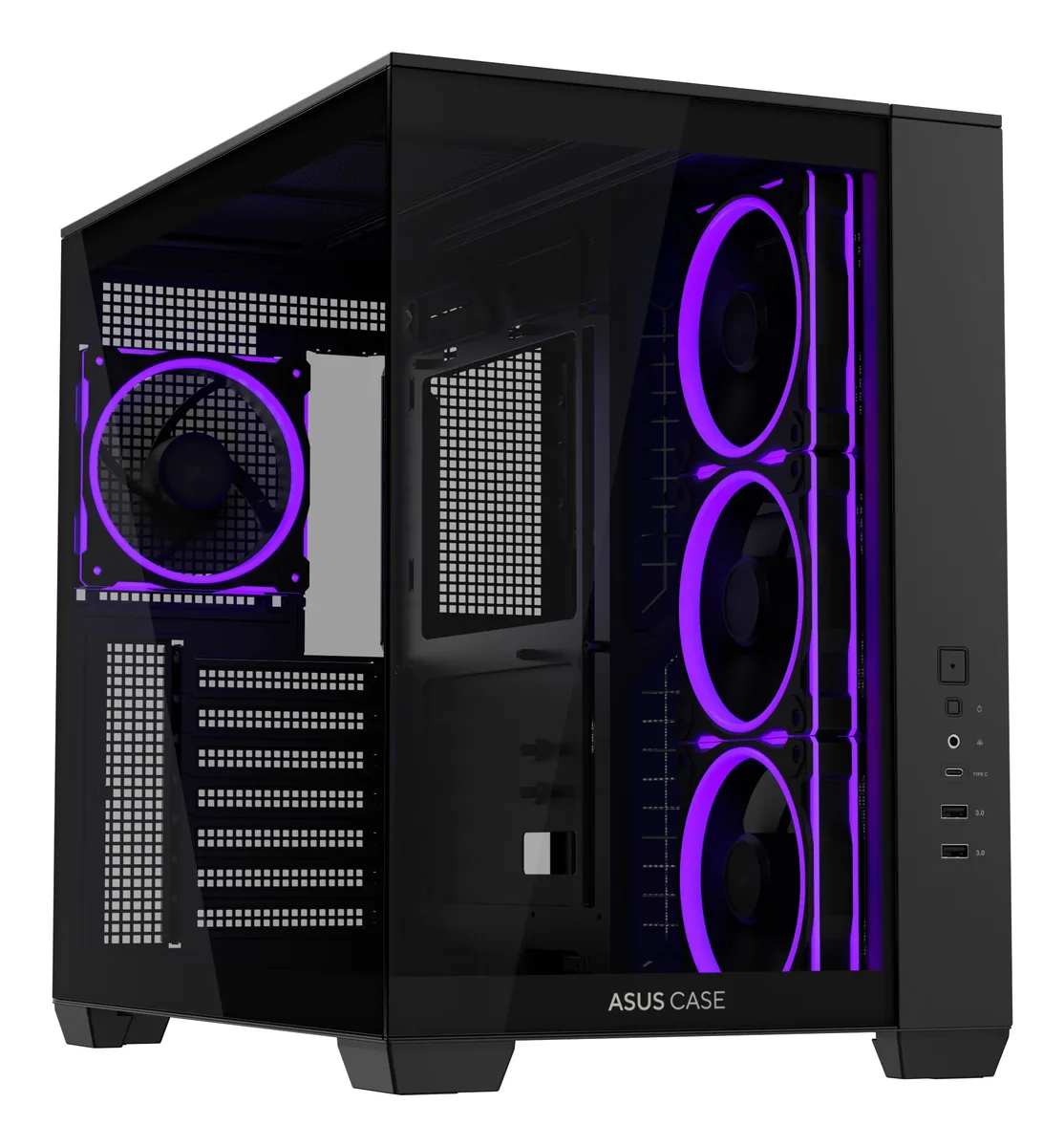 ASUS A32 PLUS, PC, Musta, ATX, micro ATX, Mini-ITX, Useita, Kotelovälilehdet, 16.5 cm