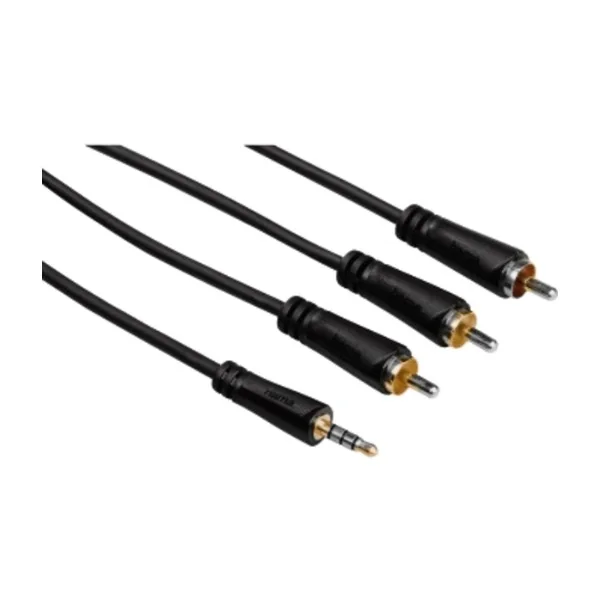Hama 122161 audiokaapeli, 1,5 m, musta