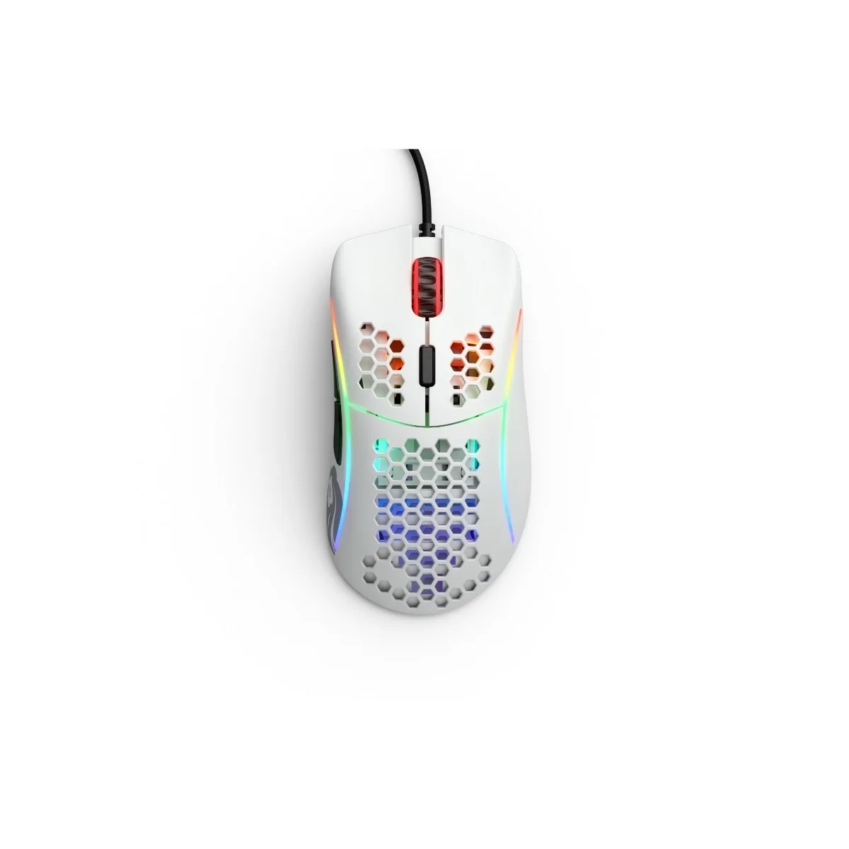 Glorious Gaming Model D, Oikeakätinen, Optinen, USB A-tyyppi, 12000 DPI, 1 ms, Valkoinen