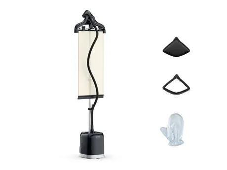 Tefal IT3480E1, Pystyvaatteen vaatehöyrytin, 1,5 L, 0,75 min, Musta, 42 g/min, 1,8 m