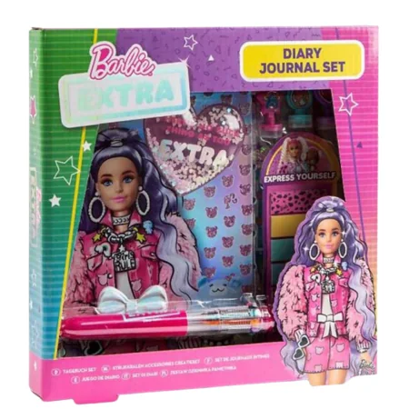 Barbie Extra Päiväkirja & Journal -setti