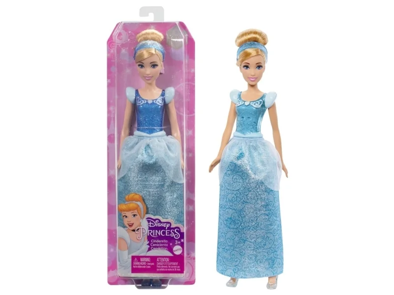 Disney Princess Disney-prinsessa Tuhkimo -nukke ja tarvike, Tuhkimo-elokuvan innoittama, Muotinukke, Naaras, 3 vuosi/vuosia, Tyttö, 279,4 mm, 150 g