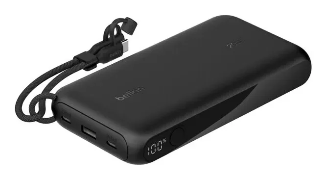 Belkin 20k PD20W Power Bank with Display Black - 20000 mAh