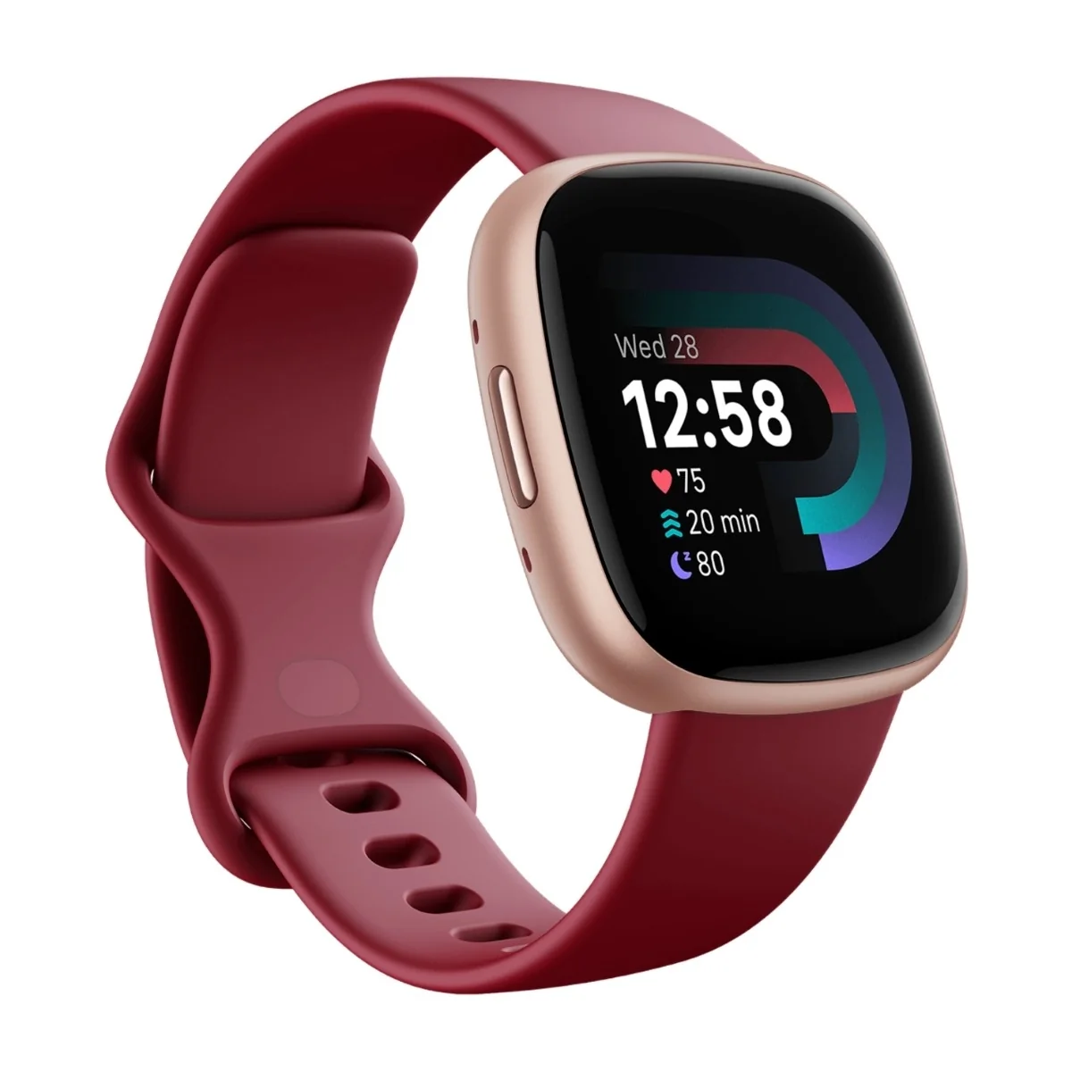 Fitbit Versa 4 älykello Beet Juice/copper rose