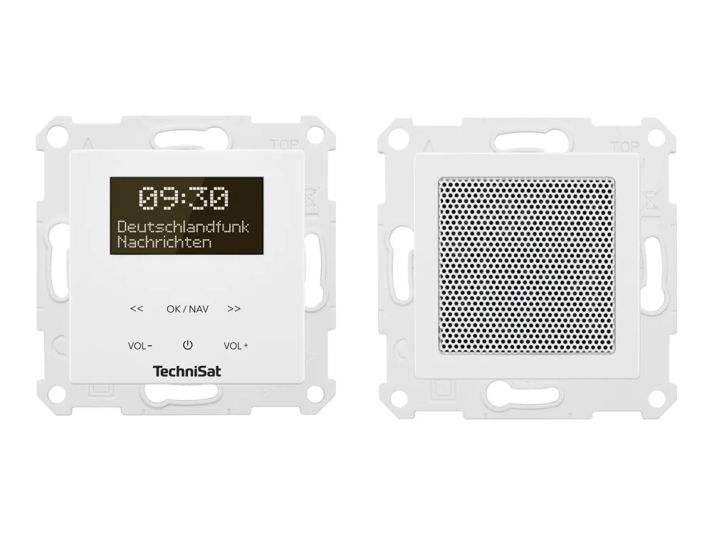 TechniSat DIGITRADIO UP 55, Seinään kiinnitettävä, Analoginen & digitaalinen, DAB+, FM, 87,5 - 108 MHz, 174 - 240 MHz, 4 W