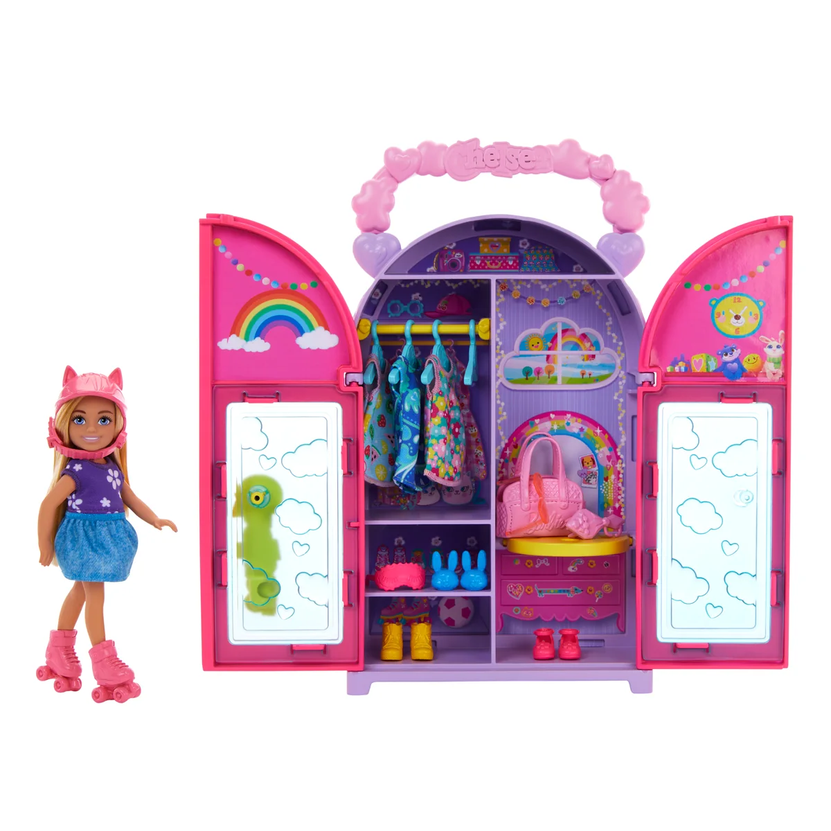 Mattel Barbie Chelsea Closet & Doll Toy Playset