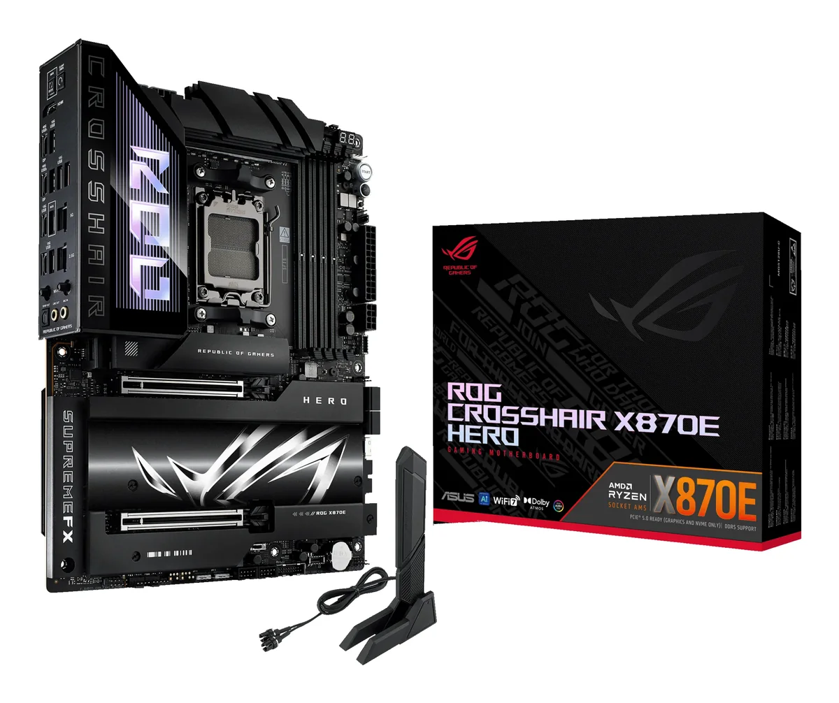 Asus ROG CROSSHAIR X870E HERO Wi-Fi 7 AM5 ATX -emolevy