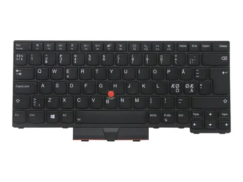 Lenovo Sunrex - Kannettavan tietokoneen näppäimistö – vaihtoon - Pohjoismainen - Musta