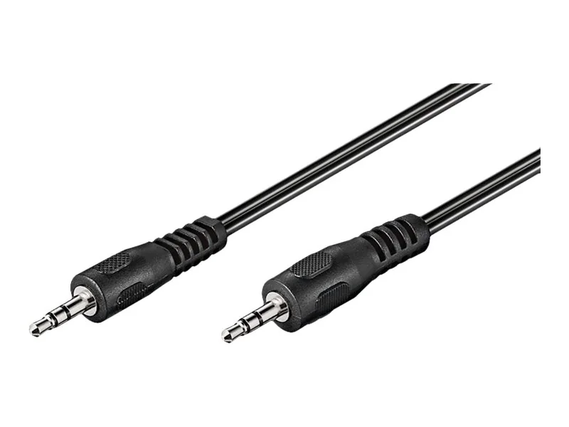 Wentronic goobay AVK 119-0150 - Äänikaapeli - Mini-Phone Stereo 3,5 mm (M) - Mini-Phone Stereo 3,5 mm (M) - 1,5 m - litteä (50019)