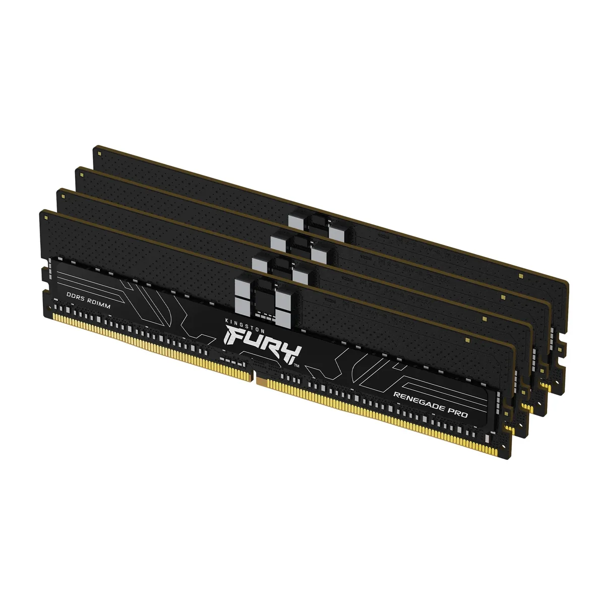 Kingston FURY Renegade PRO DDR5-7600 - 64GB - CL38 - Quad Channel (4 pcs) - AMD EXPO & Intel EXPO - Musta