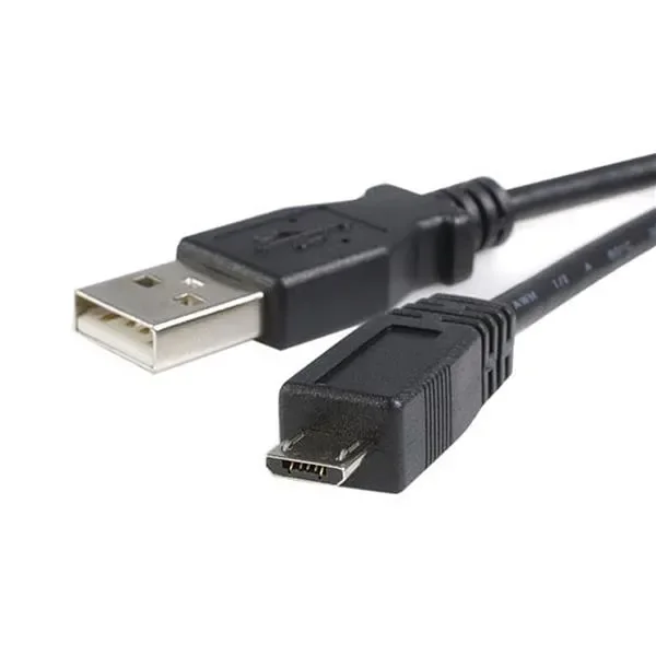 StarTech USB-A – Micro USB -kaapeli, 1 m, musta