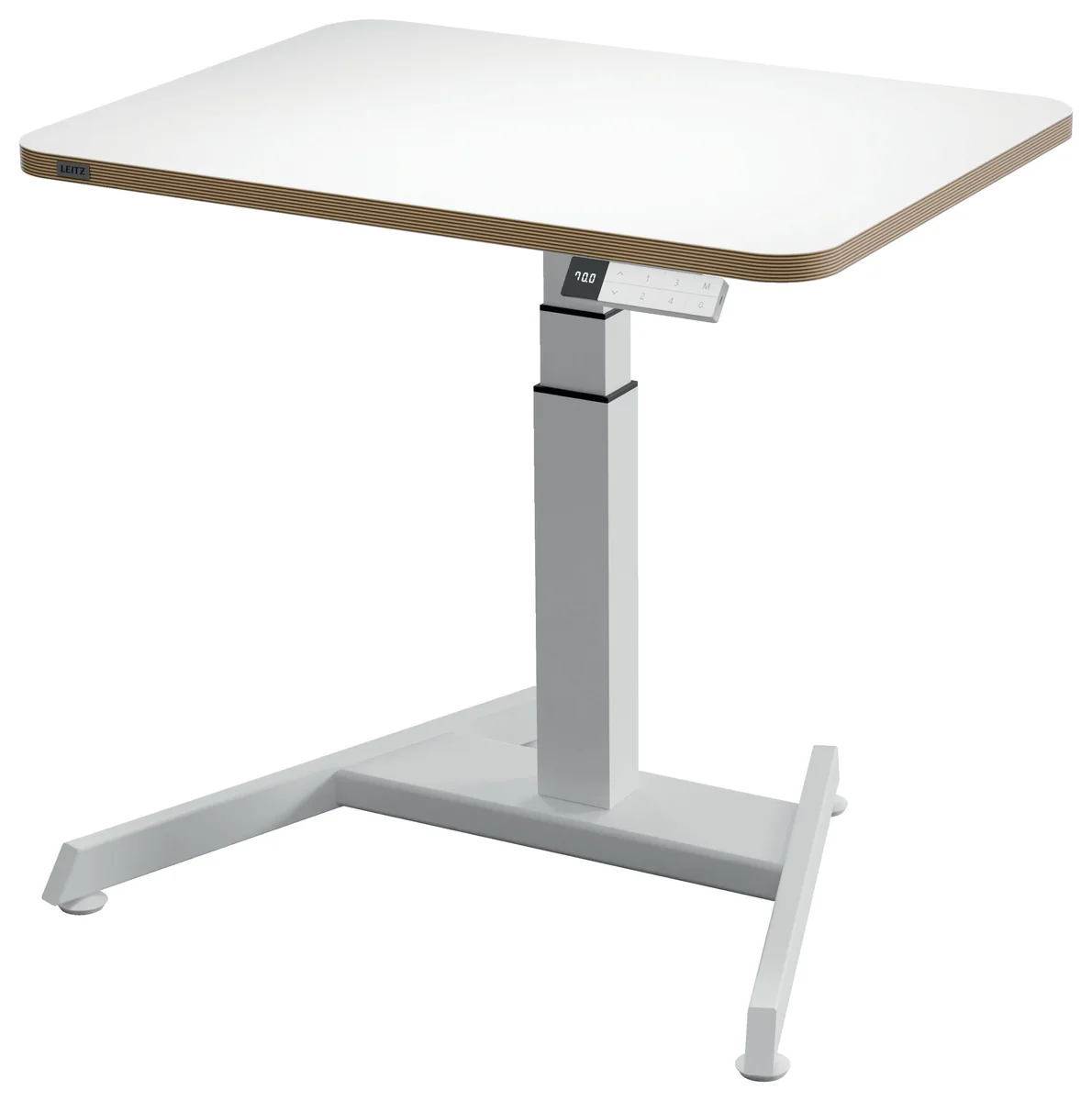 Leitz Ergo sähköpöytä, pieni, Tummanharmaa, 80 kg, 65 - 130 mm, Suorakaiteen muotoinen, 600 mm, 800 mm