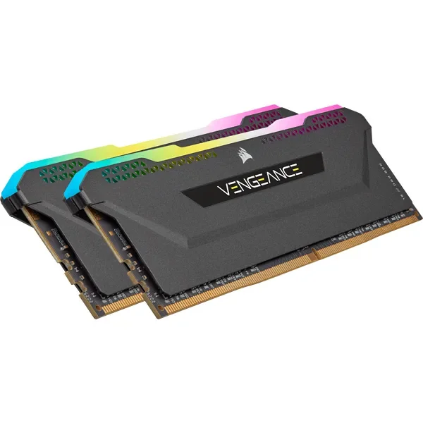 CORSAIR Vengeance RGB PRO SL - DDR4 - sarja - 16 Gt: 2 x 8 Gt - DIMM 288-PIN - 3200 MHz / PC4-25600 - CL16 - 1,35 V - puskuroimaton - ei-ECC - musta