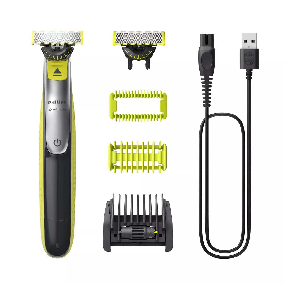 Philips OneBlade 360 QP2834 - trimmer - lime green/charcoal grey