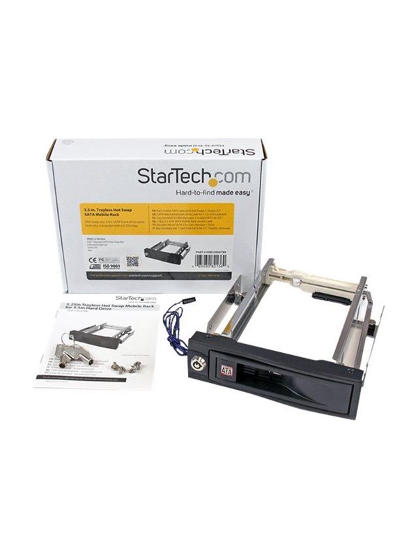 StarTech.com HSB100SATBK - kovalevyn hot-swap-kotelo, musta