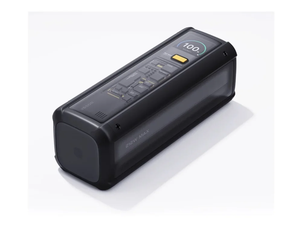 Xiaomi P03MI - Powerbank - 25000 mAh - 90,8 Wh - 212 Watt - Hypercharge, Power Delivery 3.1 - 3 lähtöporttia (24-nastainen USB-C, 4-nastainen USB Type A (QC 3.0)) (BHR9970GL)