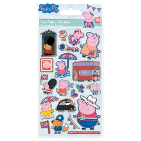 Peppa Pig Glorious Britain Foil Stickers