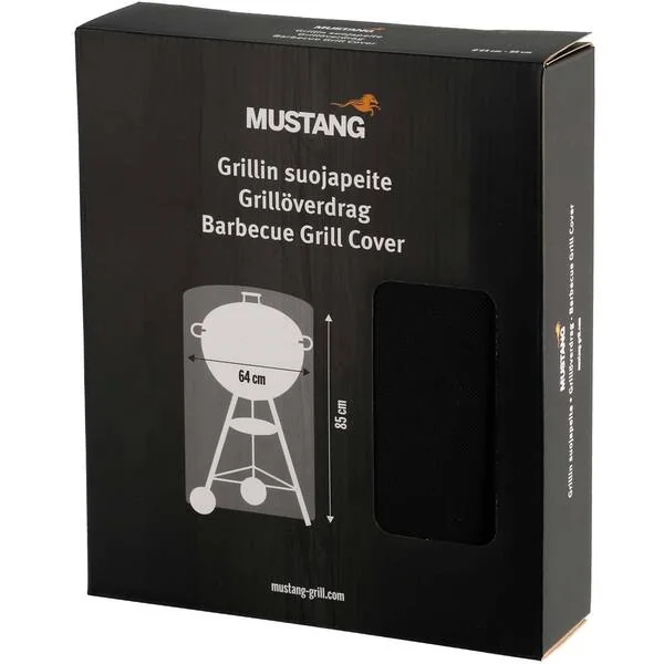 Mustang hiiligrillin suojapeite 64 cm musta