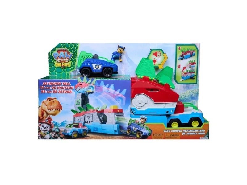 Paw Patrol The Dino Movie 2in1 Dino Mobile Headquarters