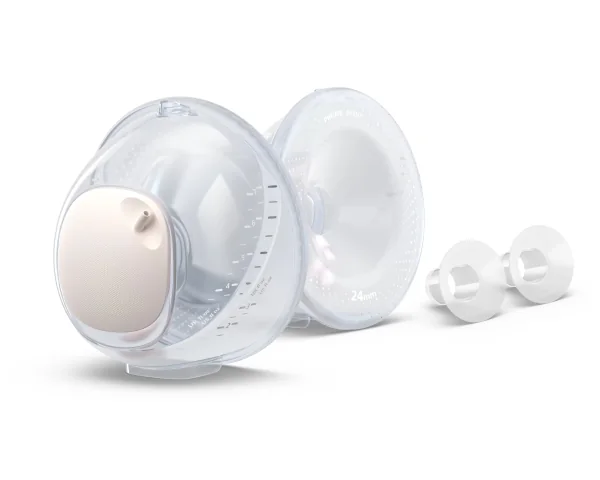 Philips AVENT Hands-free SCF439/01 Kahdet keruukupit, Varaosapakkaus, Silikoni, Läpinäkyvä, Yksi koko, 4 kpl