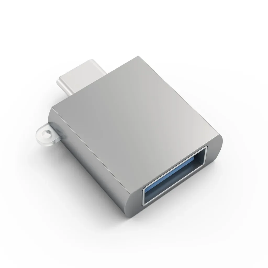 Satechi Type-C USB Adapter / USB C to USB A - Space Harmaa