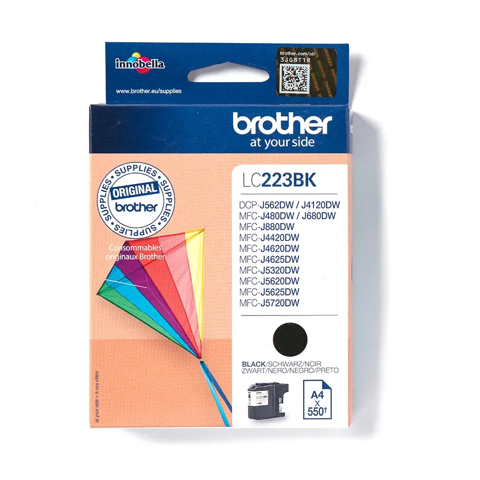 Brother LC223BK / LC 223BK Musta Ink