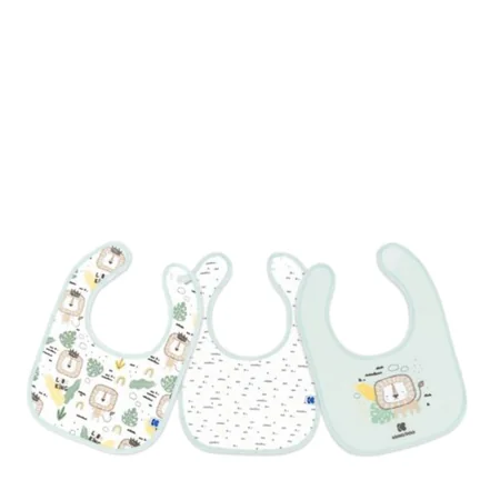 Kikka Boo Cotton Bibs Set - Savanna Mint - 3 kpl