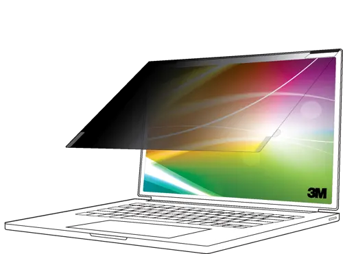 3M Bright Screen Privacy Filter for 14in Full Screen Laptop 16:10 BP140W1E