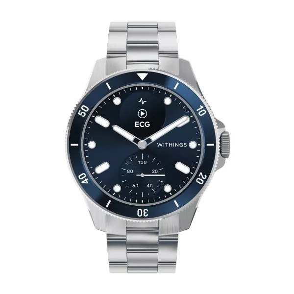 Withings ScanWatch Nova 42 mm, sininen
