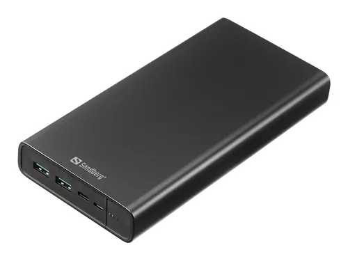 Sandberg Powerbank Usb-c Pd 38400, 142mah Musta