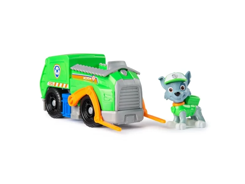 PAW Patrol Rocky’s Recycle Truck, Jäteauto, 3 vuosi/vuosia, Muovi, Vihreä, Oranssi