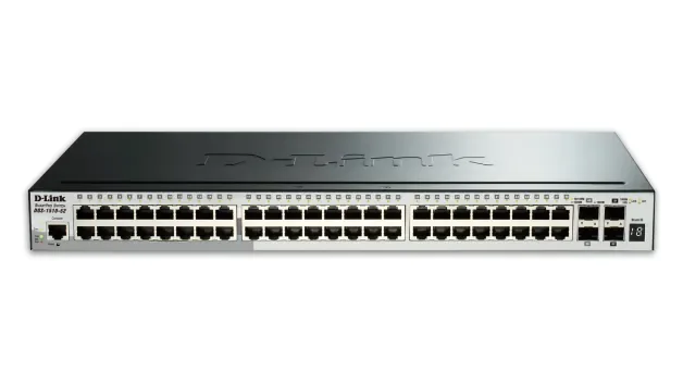 D-Link DGS-1510-52X, Hallittu, L3, Gigabit Ethernet (10/100/1000), Täysin kaksipuolinen, Telineasennus, 1U