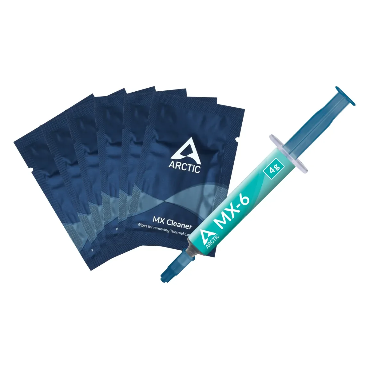 Arctic MX-6 4g ja 6 kpl MX Cleaner -puhdistusliinaa -lämpötahna