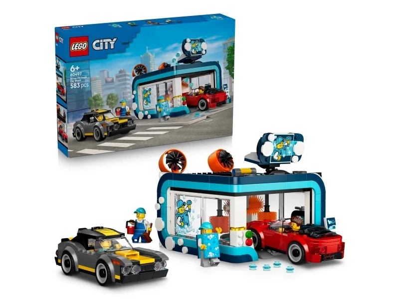 LEGO City 60497 Läpiajettava autopesula