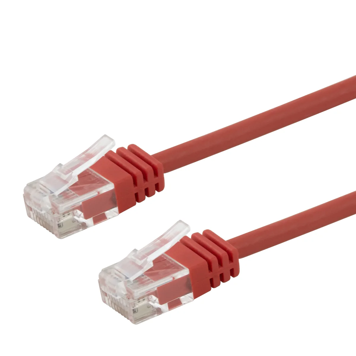 Deltaco patch cable - 5 m - red - Punainen
