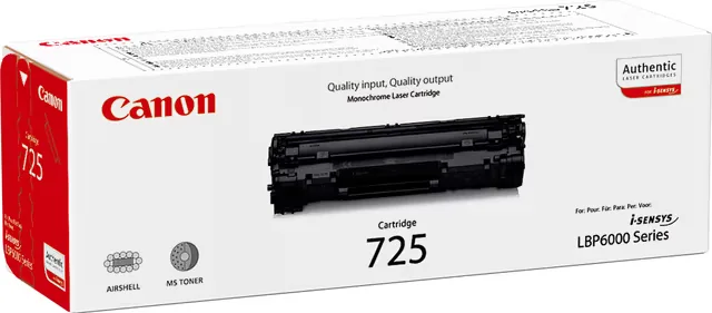 Canon Värikasetti Musta 1,6k Type 725 - Lbp 6000