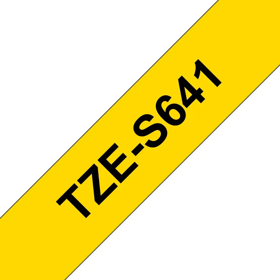 Brother TZE-S641, Musta keltaisella, TZ, Kiina, 5 vuosi/vuosia, Brother, 1,8 cm