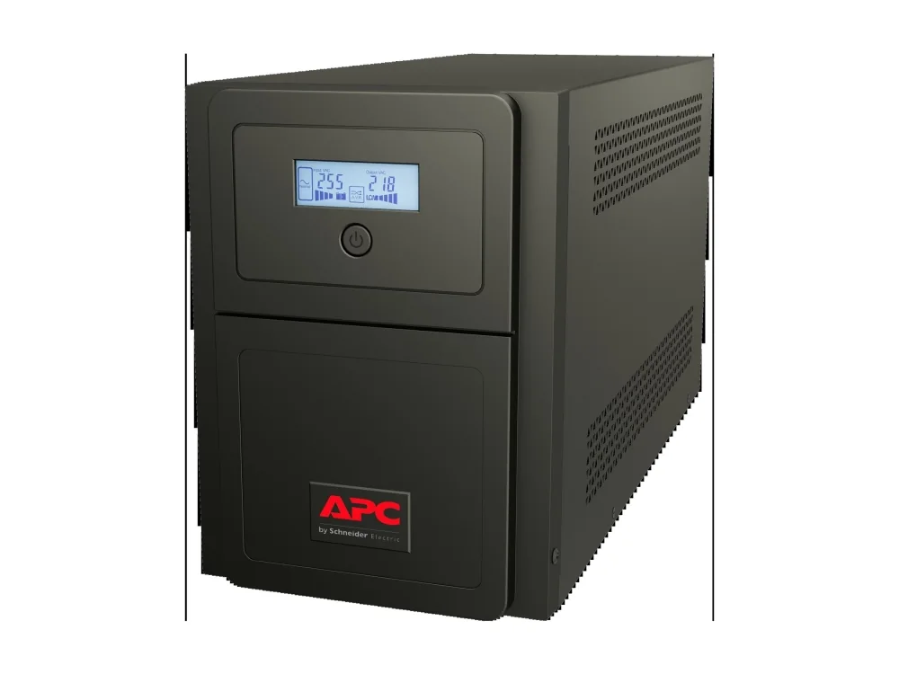 APC Easy UPS SMV SMV1500CAI - UPS - AC 220/230/240 V - 1050 Watt - 1500 VA - 2 x akku - 10 Ah - RS-232, USB - lähtöliitännät: 6 kappaletta
