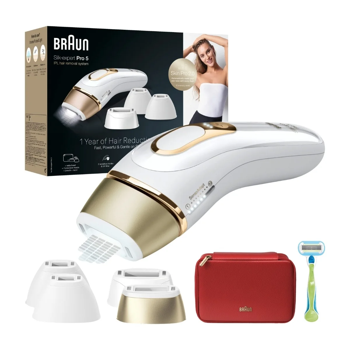 Braun IPL Silk·expert Pro 5 Pl5382 -IPL-karvanpoistolaite
