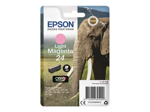 Epson C13T24264012-mustekasetti, 5.1 ml, vaaleanmagenta