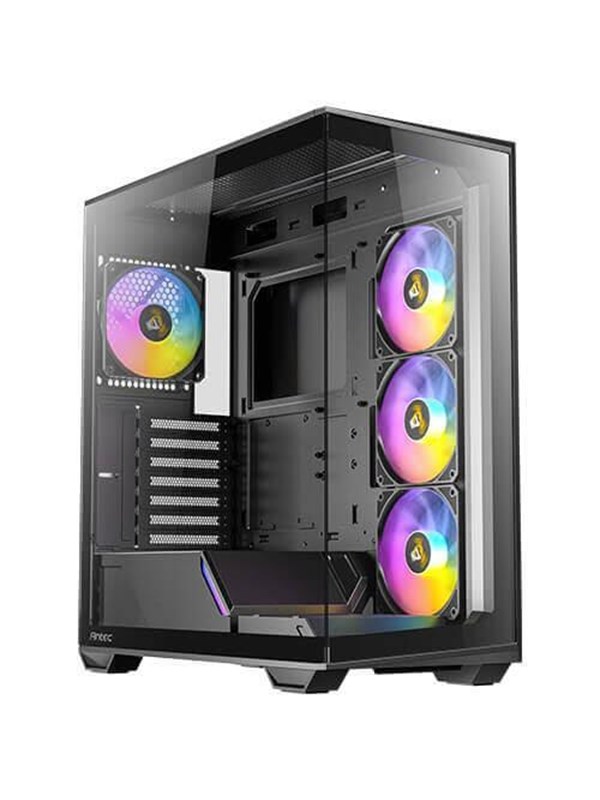 Antec C3 ARGB -miditornikotelo ikkunalla, musta