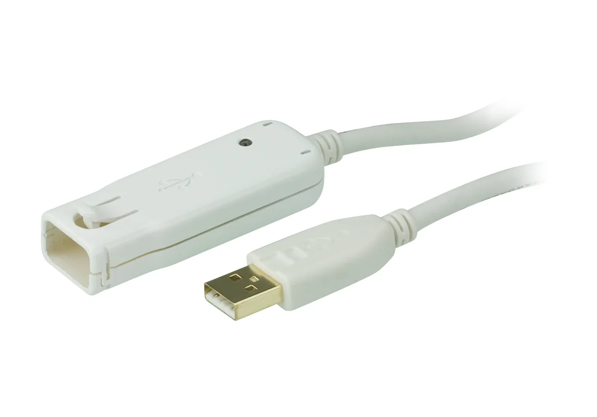 Aten Ue2120 12m Usb-a Usb-a Valkoinen