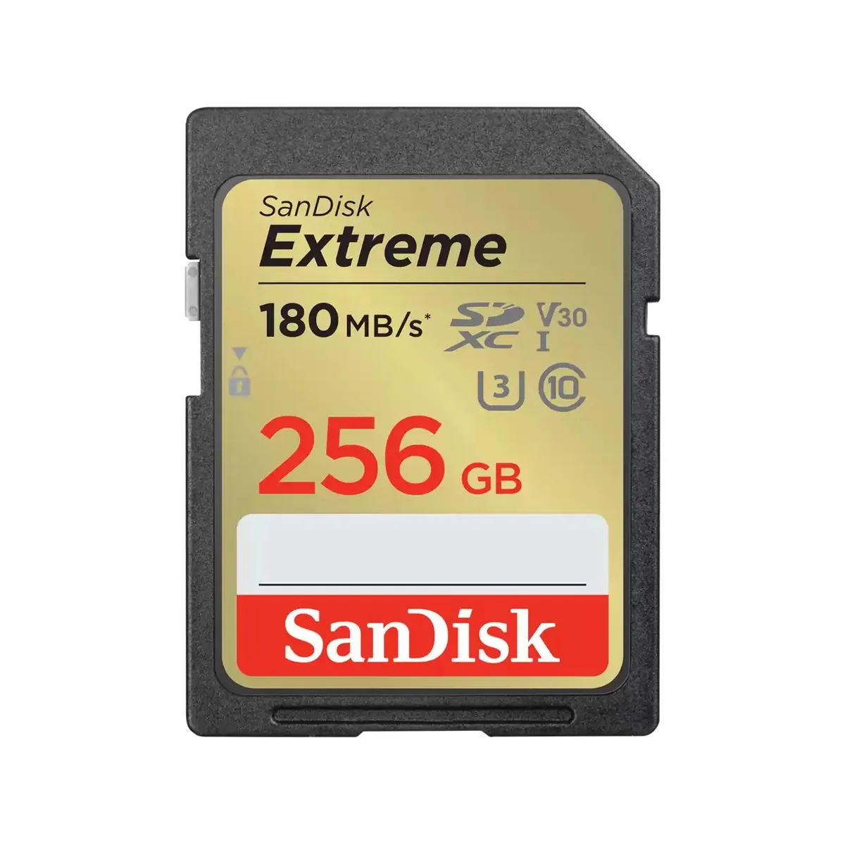 SanDisk Extreme - Flash-muistikortti - 256 GB - Videoluokka V30 / UHS-I U3 / Class10 - SDHC UHS-I